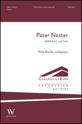 Pater Noster SSSAA choral sheet music cover